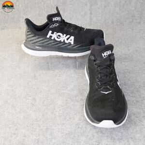 Hoka One One Mach 5 Sneaker Running Shoes Black Lace-Up Gorpcore Women's Sz 10 B